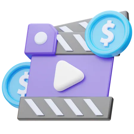 Video Ads  3D Icon