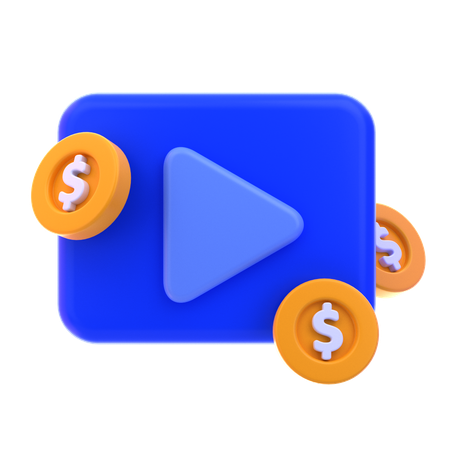 Video Ads  3D Icon