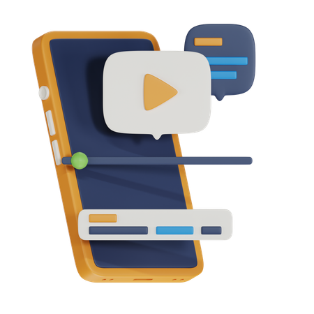 Video Advertising  3D Icon