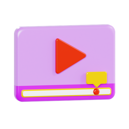 Video Advertising  3D Icon
