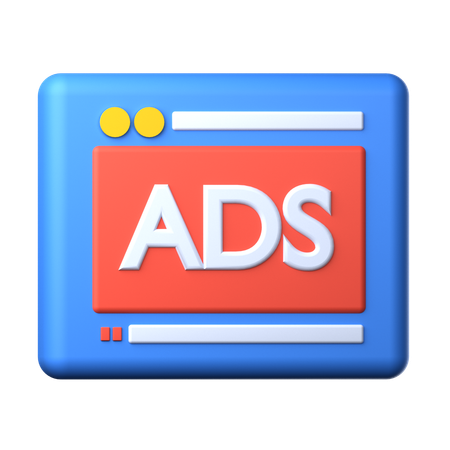 Videoanzeigen  3D Icon