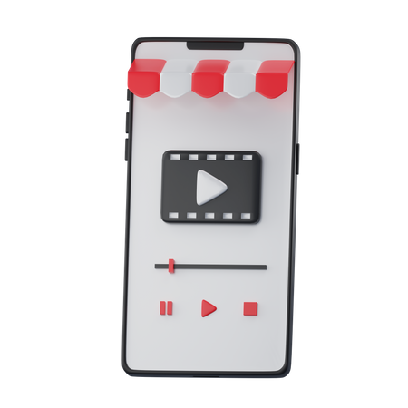 Video Application  3D Icon