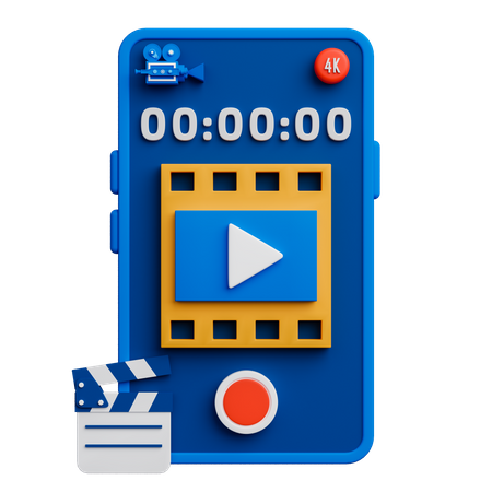 Video Application 3D Icon