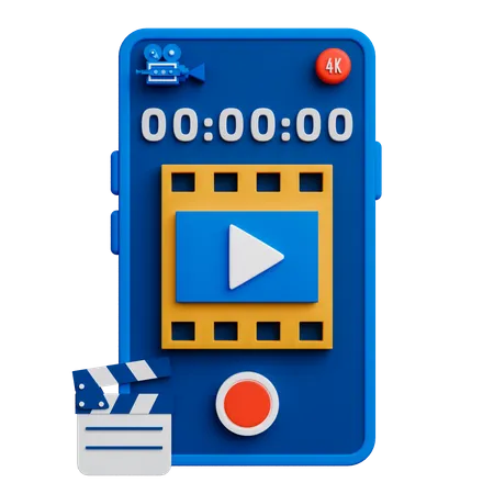 Video Application 3D Icon