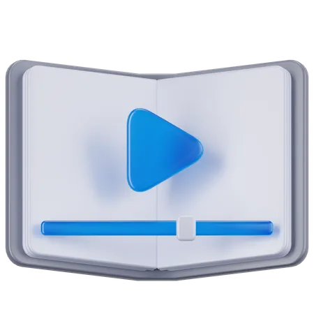 Apprentissage vidéo  3D Icon