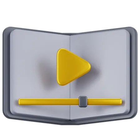 Apprentissage vidéo  3D Icon