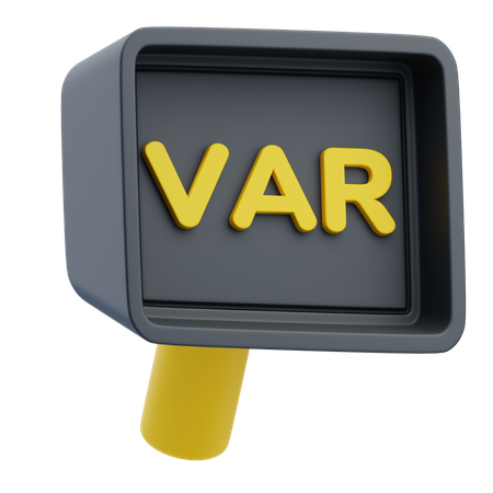 Video Assistant Referee  3D Icon