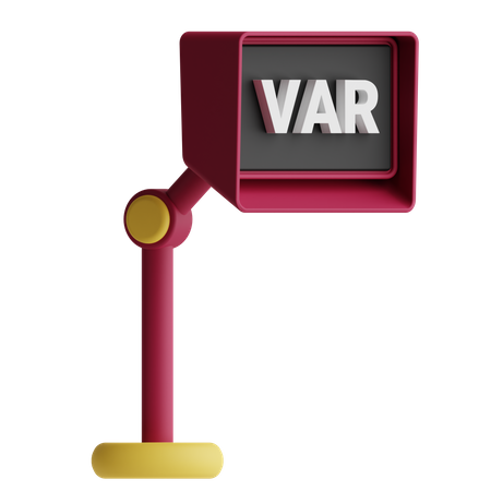 Video Assistant Referee  3D Icon