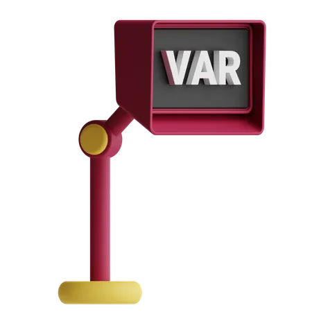 Video Assistant Referee  3D Icon