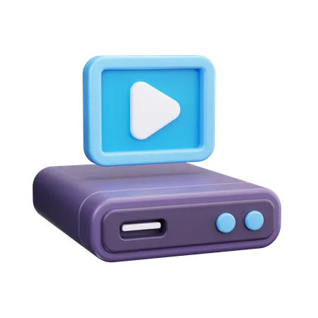 Video Bakcup  3D Icon