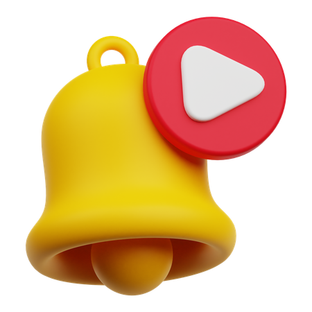 Videobenachrichtigung  3D Icon