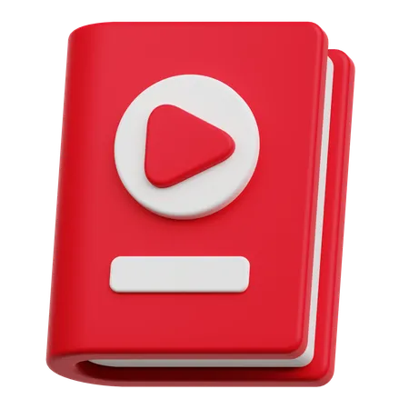 Video Book  3D Icon