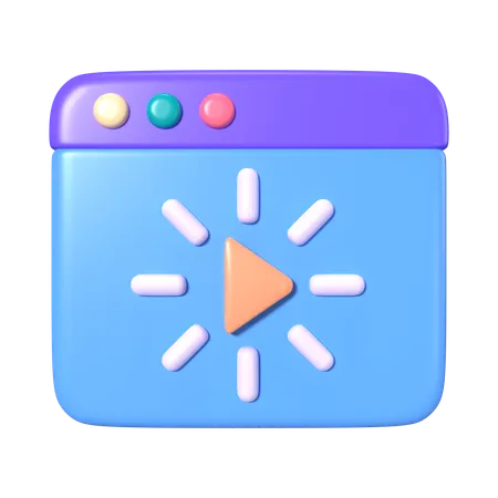 Video Buffering  3D Icon