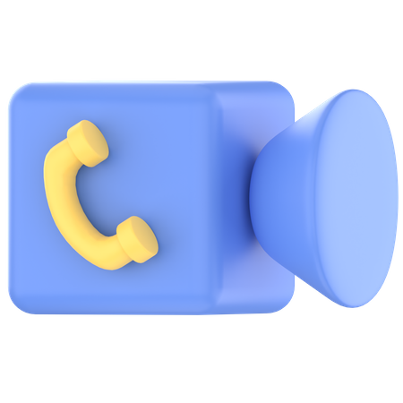Video call  3D Icon