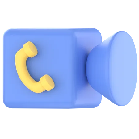 Video call  3D Icon