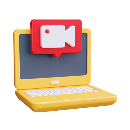 Video Call  3D Icon