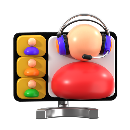 Video Call  3D Icon