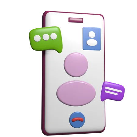 Video Call  3D Icon