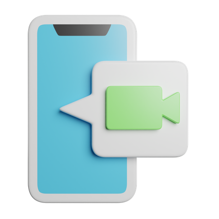 Video Call  3D Icon