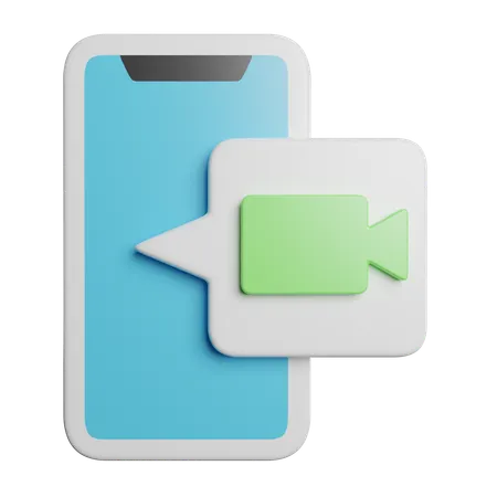 Video Call  3D Icon