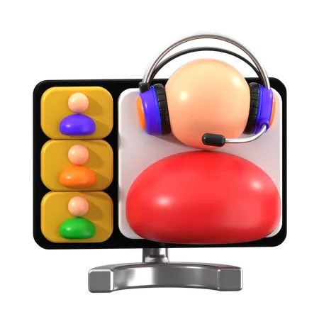 Video Call  3D Icon