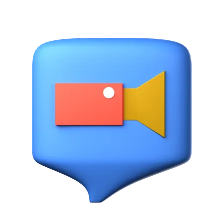 Video Call  3D Icon