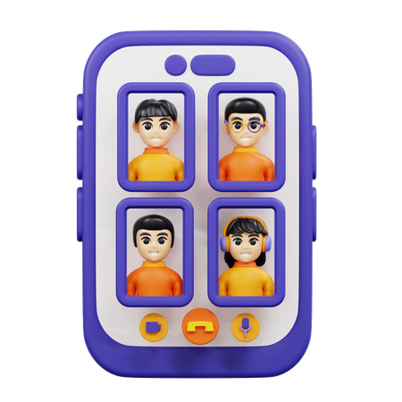 Video Call  3D Icon