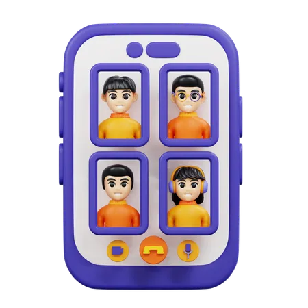 Video Call  3D Icon