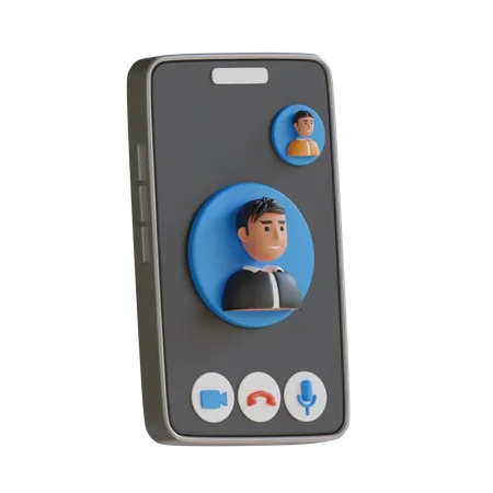 Video Call  3D Icon