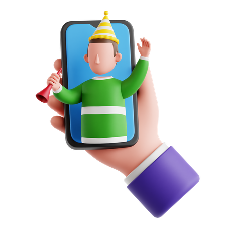 Video Call  3D Icon