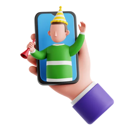 Video Call  3D Icon