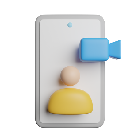 Video Call  3D Icon