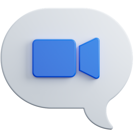 Video Call  3D Icon