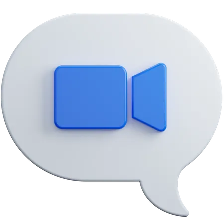 Video Call  3D Icon