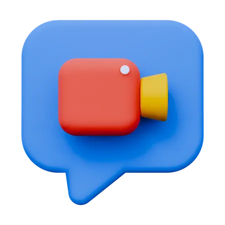 Video Call  3D Icon