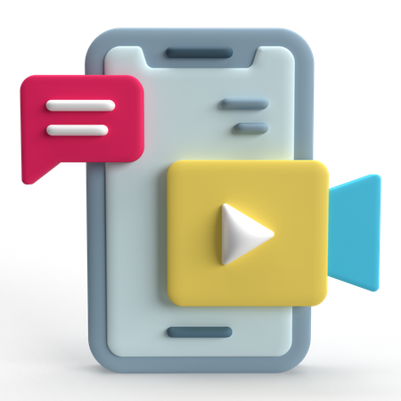 Video Call  3D Icon