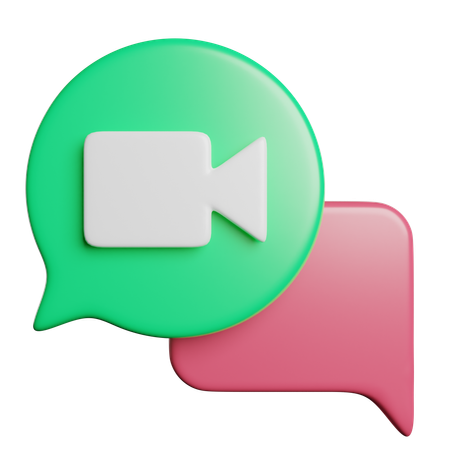 Video Call  3D Icon