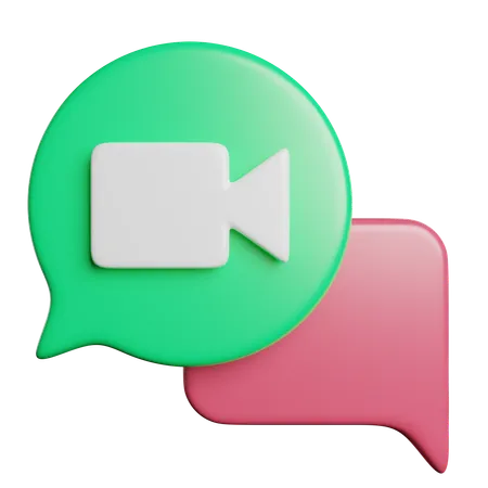 Video Call  3D Icon