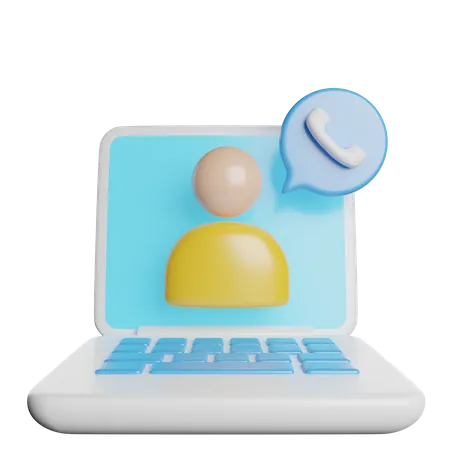 Video Call  3D Icon