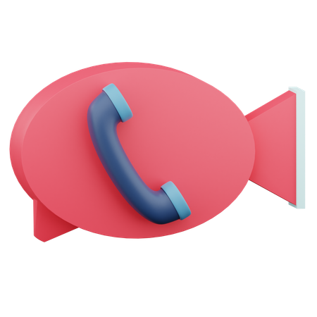 Video Call  3D Icon