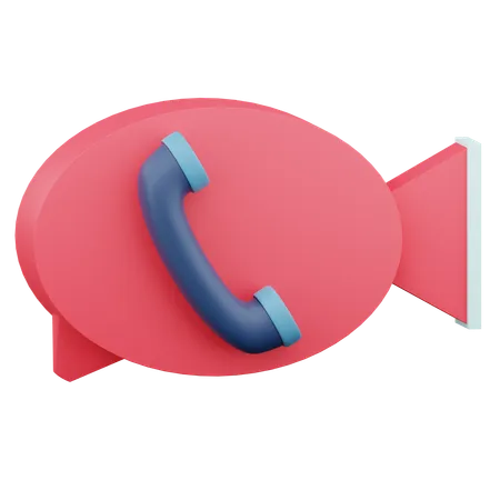 Video Call  3D Icon