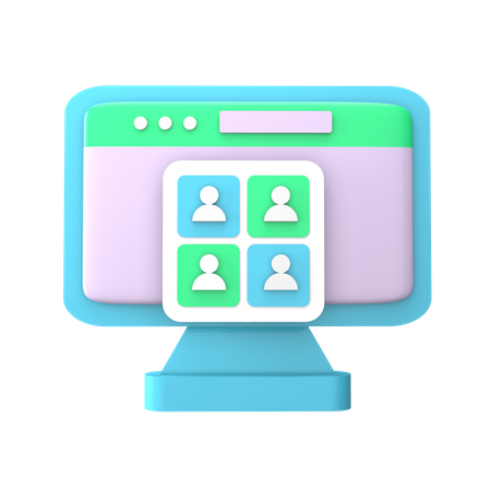 Video Call  3D Icon