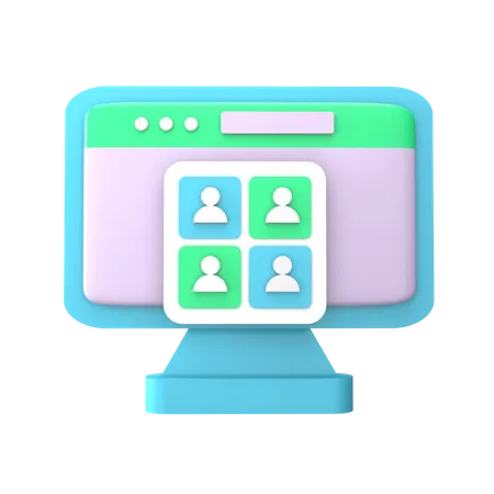 Video Call  3D Icon