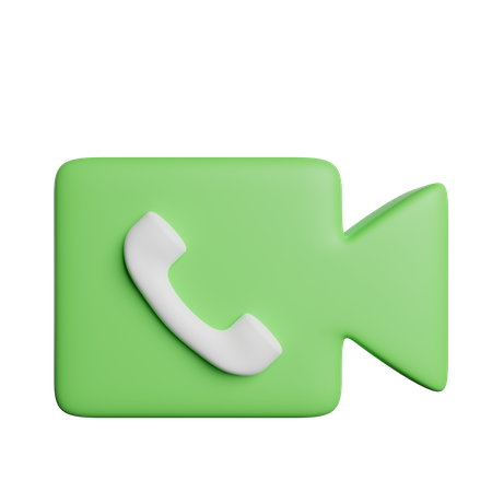 Video Call  3D Icon