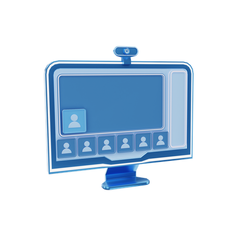 Video Call  3D Icon