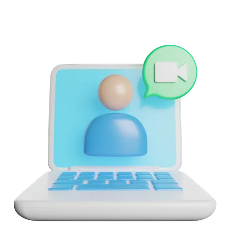 Video Call  3D Icon