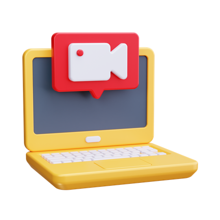 Video Call  3D Icon