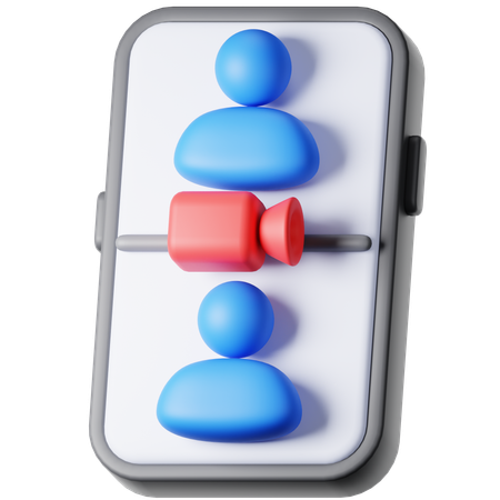 Video Call  3D Icon