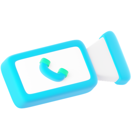 Video Call  3D Icon