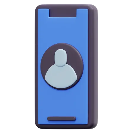 Video Call 3D Icon